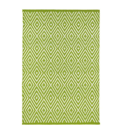 Allred Collaborative - Dash and Albert - Diamond Sprout/White Indoor/Outdoor Rug - Diamond Sprout/White Indoor/Outdoor Rug - RDB100-23