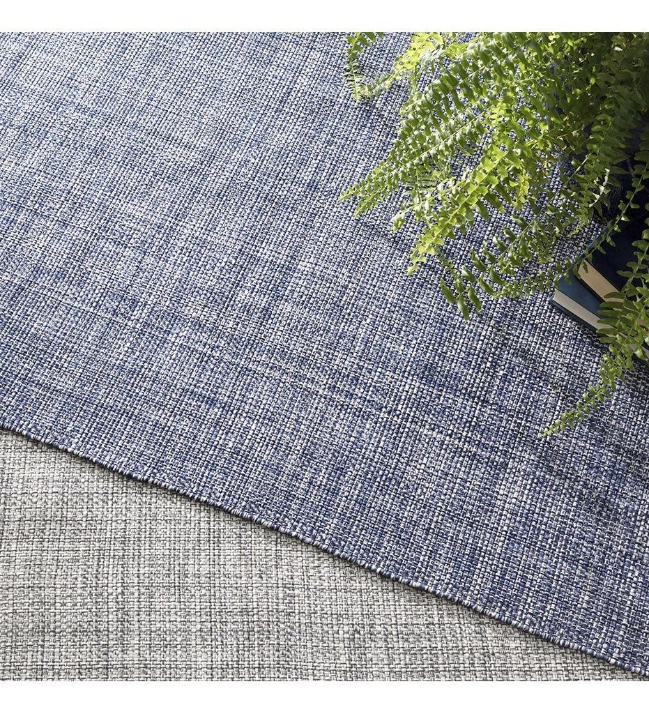 Allred Collaborative - Dash and Albert - Fusion Blue Handwoven Indoor / Outdoor Rug - Fusion Blue Handwoven Indoor / Outdoor Rug - DA1056-23