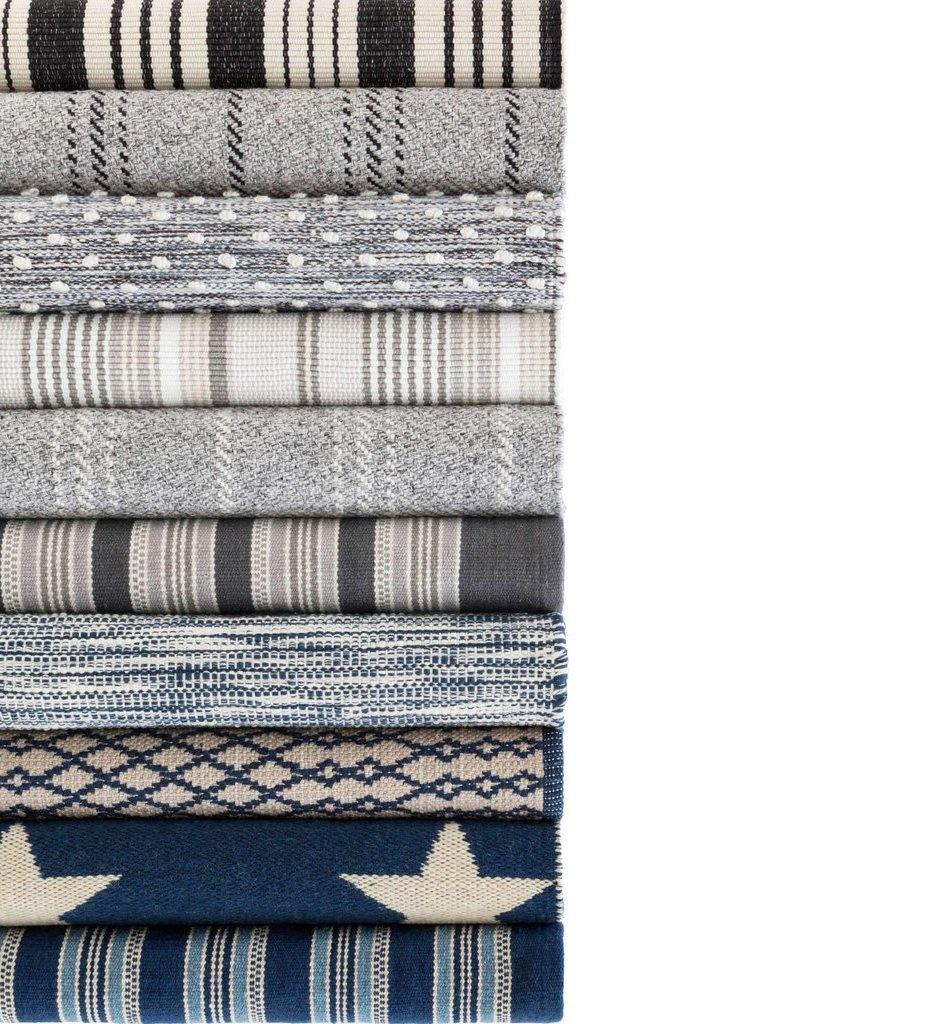 Allred Collaborative - Dash and Albert - Gradation Ticking Indoor/Outdoor Rug - Gradation Ticking Indoor/Outdoor Rug - DA169-23