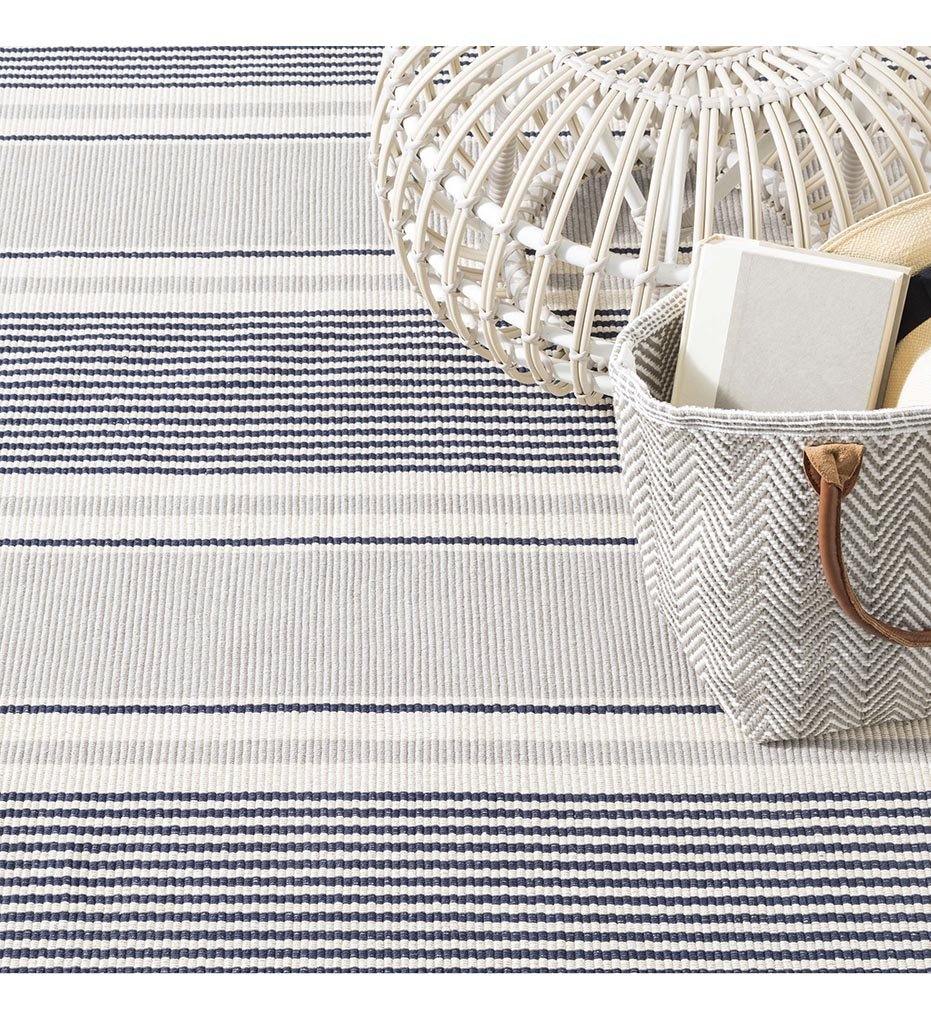 Allred Collaborative - Dash and Albert - Gunner Stripe Woven Cotton Rug - Gunner Stripe Woven Cotton Rug - DA1020-23