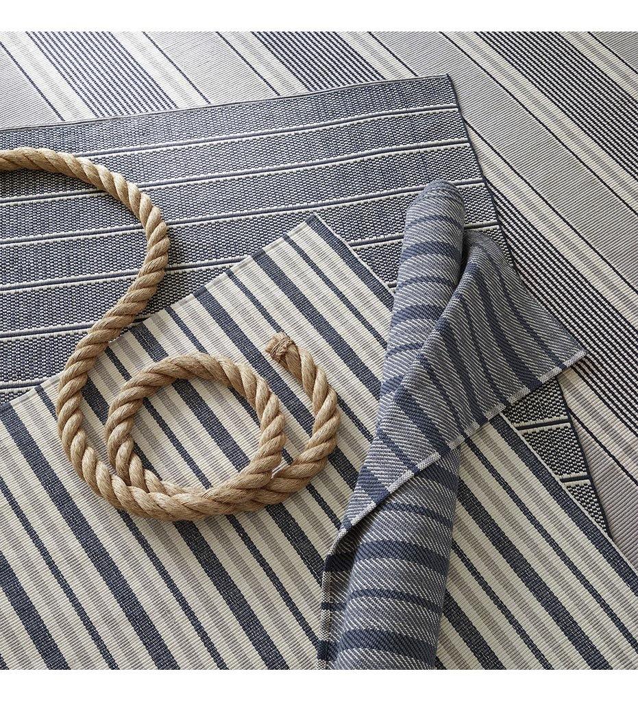 Allred Collaborative - Dash and Albert - Gunner Stripe Woven Cotton Rug - Gunner Stripe Woven Cotton Rug - DA1020-23