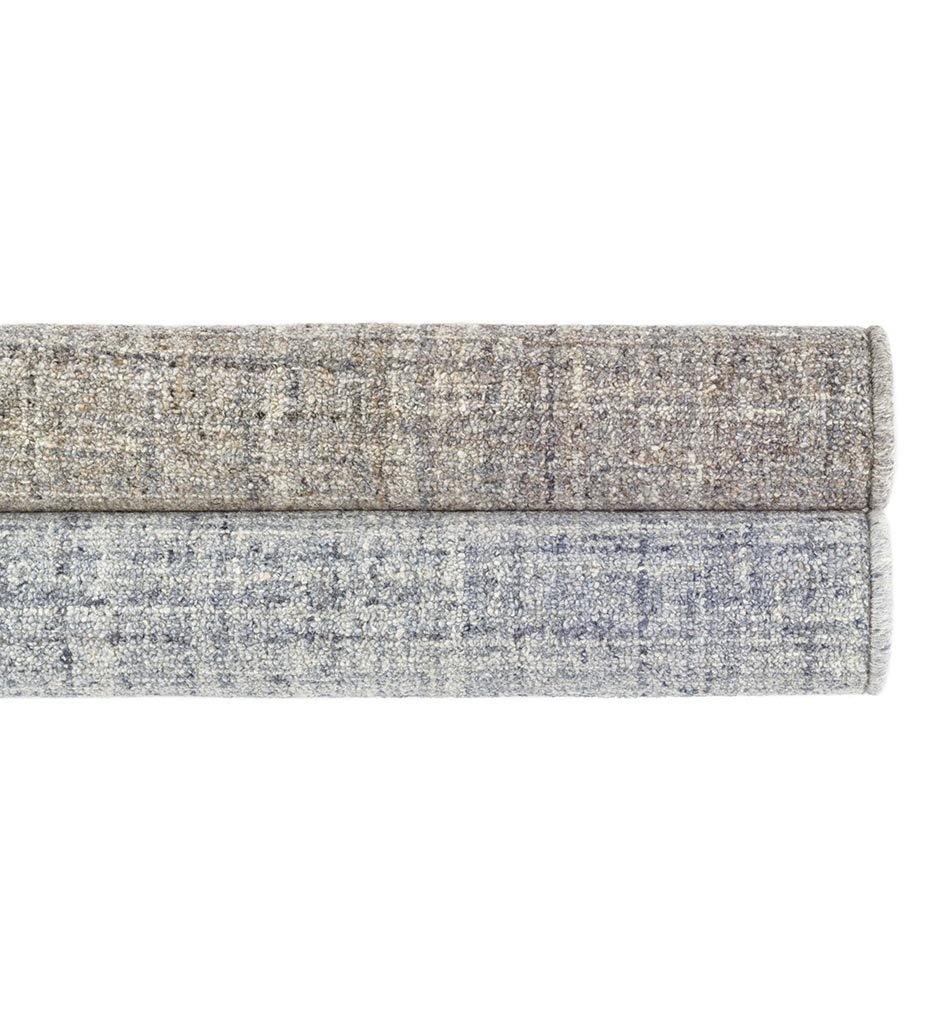 Allred Collaborative - Dash and Albert - Harris Blue/Ivory Micro Hooked Wool Rug - Harris Blue/Ivory Micro Hooked Wool Rug - DA1183-23