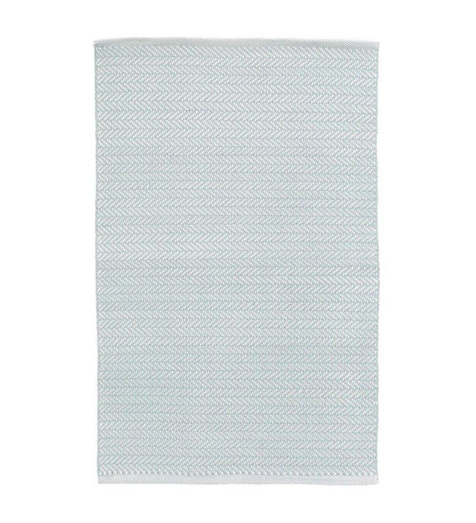 Allred Collaborative - Dash and Albert - Herringbone Light Blue/Ivory Indoor/Outdoor Rug - Herringbone Light Blue/Ivory Indoor/Outdoor Rug - DA392-23