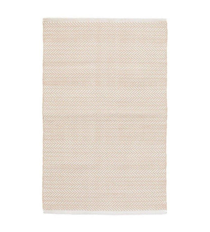 Allred Collaborative - Dash and Albert - Herringbone Linen/White Indoor/Outdoor Rug - Herringbone Linen/White Indoor/Outdoor Rug - DA291-23