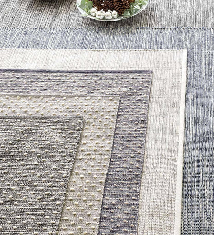 Allred Collaborative - Dash and Albert - Hobnail Blue Indoor/Outdoor Rug - Hobnail Blue Indoor/Outdoor Rug - DA997-23