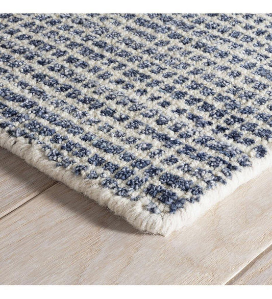 Allred Collaborative - Dash and Albert - Homer Blue Loom Knotted Wool / Viscose Rug - Homer Blue Loom Knotted Wool / Viscose Rug - DA862-23