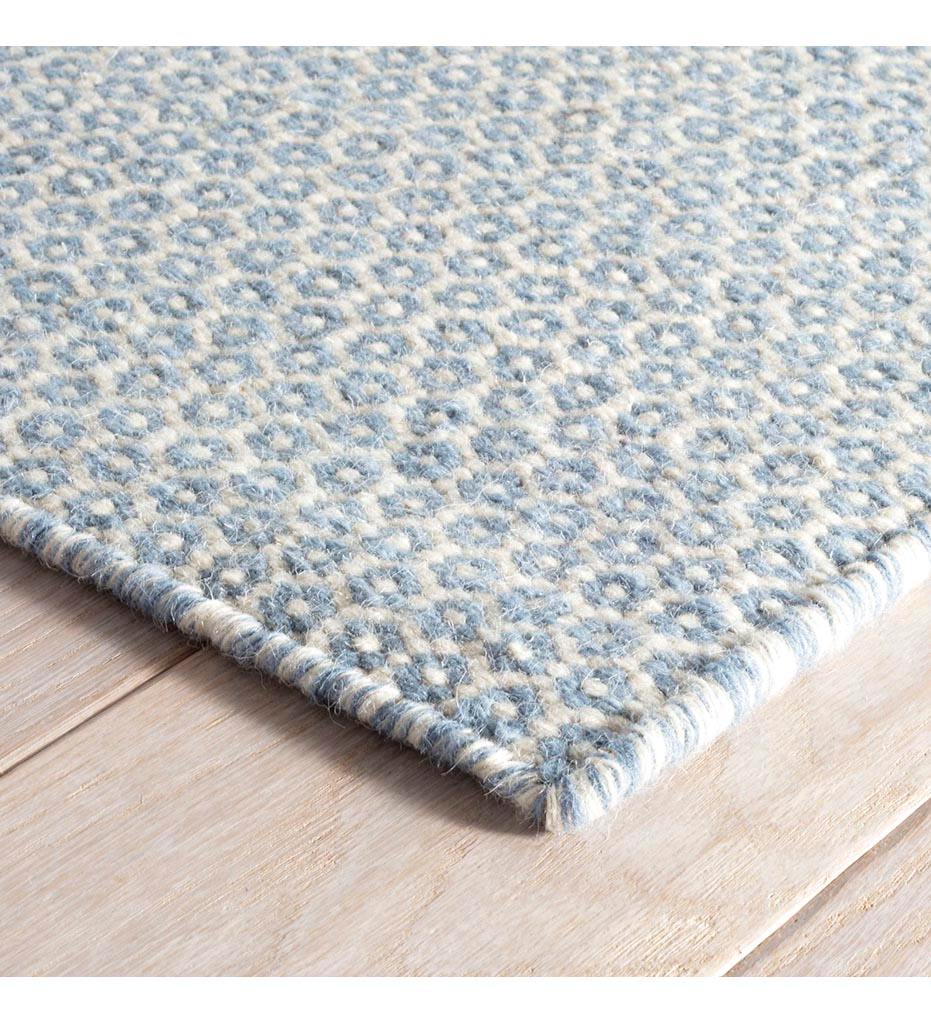 Allred Collaborative - Dash and Albert - Honeycomb French Blue / Ivory Woven Wool Rug - Honeycomb French Blue / Ivory Woven Wool Rug - RDA446-23