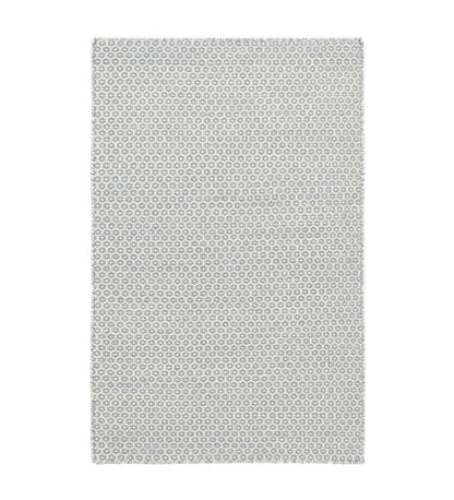 Allred Collaborative - Dash and Albert - Honeycomb French Blue / Ivory Woven Wool Rug - Honeycomb French Blue / Ivory Woven Wool Rug - RDA446-23