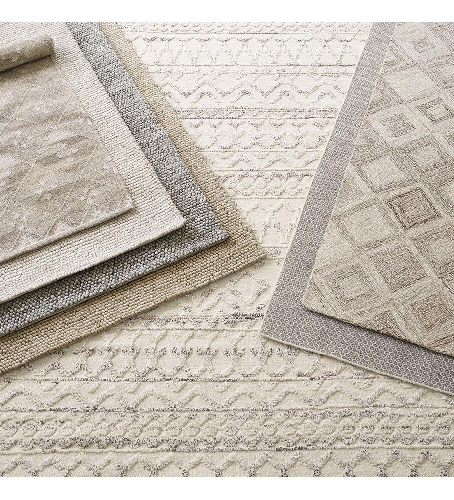 Allred Collaborative - Dash and Albert - Honeycomb Ivory / Grey Woven Wool Rug - Honeycomb Ivory / Grey Woven Wool Rug - RDA308-23