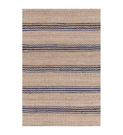 Allred Collaborative - Dash and Albert - Jute Ticking Indigo Woven Rug - Jute Ticking Indigo Woven Rug - RDA321-23