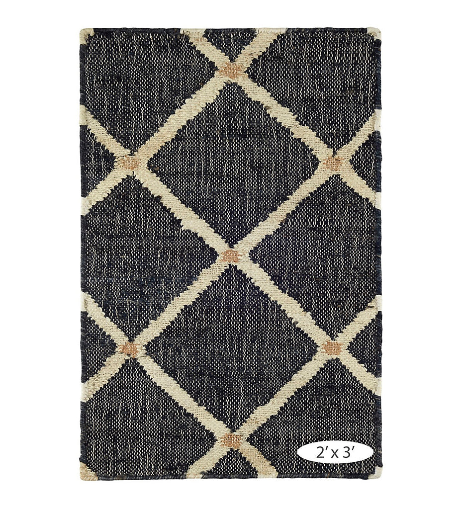 Allred Collaborative - Dash and Albert - Kali Black Woven Jute Rug - Kali Black Woven Jute Rug - DA1922-23