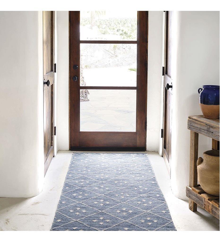 Allred Collaborative - Dash and Albert - Koto Indigo Woven Wool Rug - Koto Indigo Woven Wool Rug - DA853-23