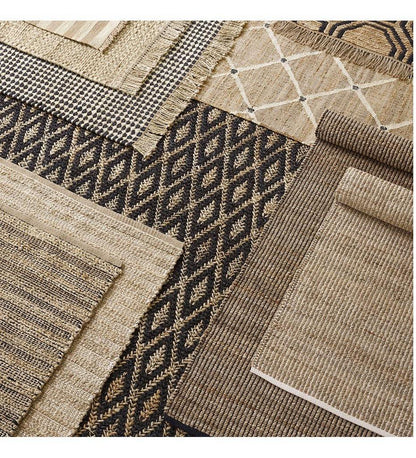 Allred Collaborative - Dash and Albert - Kuba Black Woven Jute Rug - Kuba Black Woven Jute Rug - DA978-23