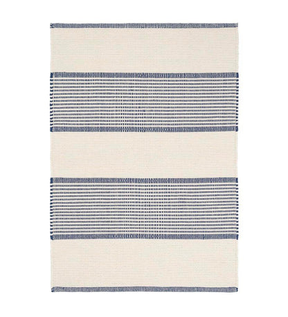 Allred Collaborative - Dash and Albert - La Mirada Navy Woven Cotton Rug - La Mirada Navy Woven Cotton Rug - DA1150-23