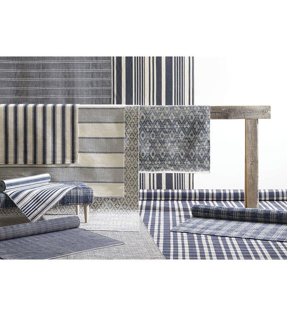 Allred Collaborative - Dash and Albert - La Mirada Navy Woven Cotton Rug - La Mirada Navy Woven Cotton Rug - DA1150-23