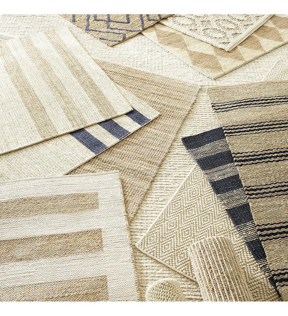 Allred Collaborative - Dash and Albert - Marco Navy Jute Soumak Woven Rug - Marco Navy Jute Soumak Woven Rug - DA773-23