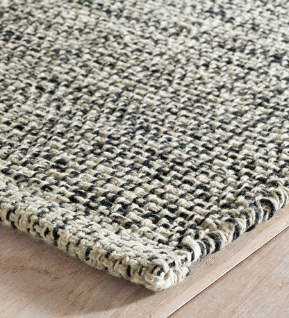 Allred Collaborative - Dash and Albert - Marled Black Woven Cotton Rug - Marled Black Woven Cotton Rug - DA1926-23