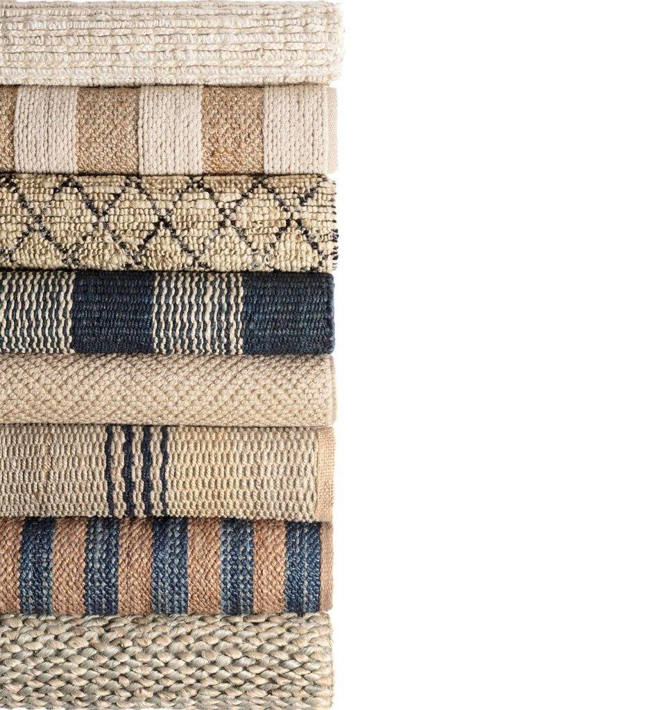 Allred Collaborative - Dash and Albert - Milo Ivory Woven Jute/Cotton Rug - Milo Ivory Woven Jute/Cotton Rug - DA802-23