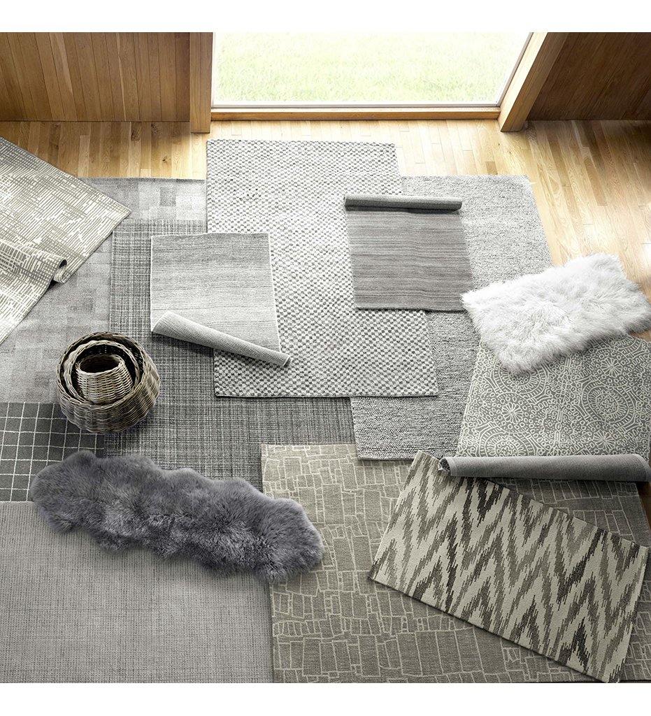 Allred Collaborative - Dash and Albert - Niels Grey Woven Wool / Viscose Rug - Niels Grey Woven Wool / Viscose Rug - DA808-23