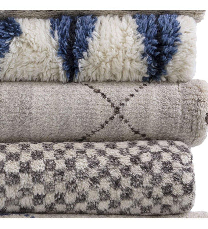 Allred Collaborative - Dash and Albert - Noma Indigo Woven Wool Rug - Noma Indigo Woven Wool Rug - DA850-23