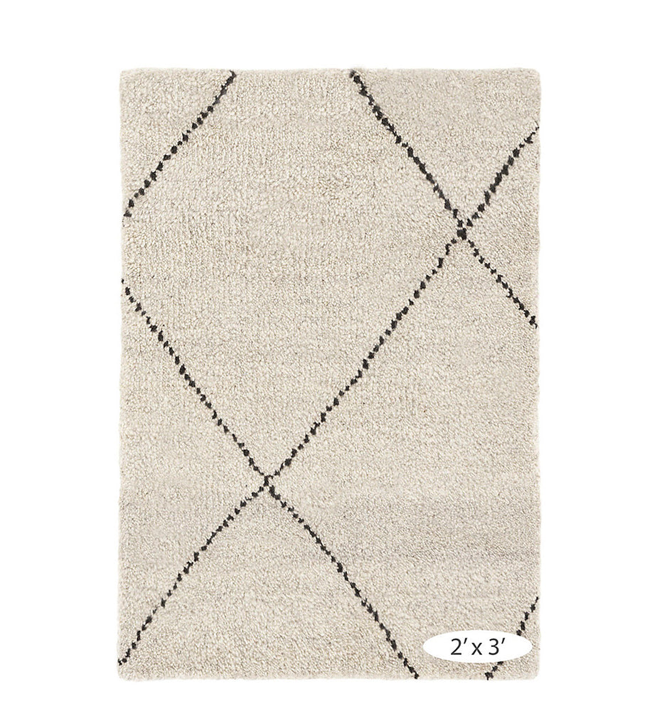 Allred Collaborative - Dash and Albert - Numa Black Hand Knotted Wool Rug - Numa Black Hand Knotted Wool Rug - DA1928-23