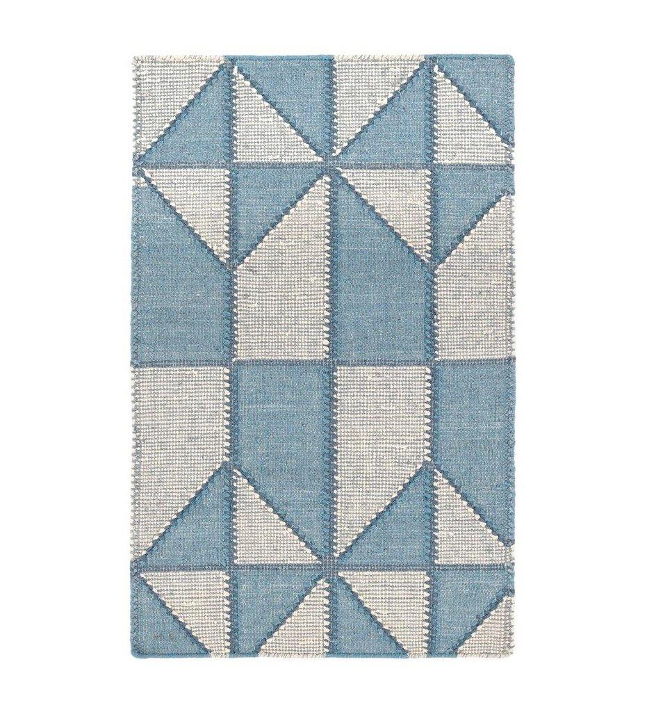 Allred Collaborative - Dash and Albert - Ojai Blue Loom-Knotted Cotton Rug - Ojai Blue Loom-Knotted Cotton Rug - DA1167-23