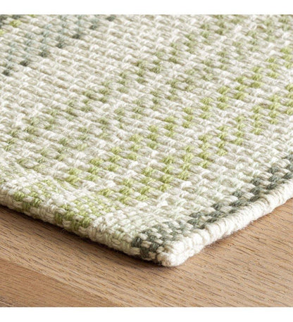 Allred Collaborative - Dash and Albert - Oslo Stripe Green Woven Cotton Rug - Oslo Stripe Green Woven Cotton Rug - DA1419-23