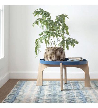 Allred Collaborative - Dash and Albert - Paint Chip Blue Micro Hooked Wool Rug - Paint Chip Blue Micro Hooked Wool Rug - DA1599-23