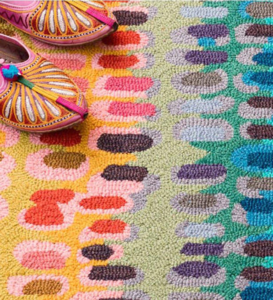 Allred Collaborative - Dash and Albert - Paint Chip Micro Hooked Wool Rug - Paint Chip Micro Hooked Wool Rug - DA552-23