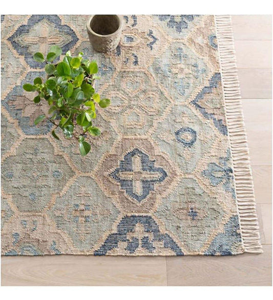 Allred Collaborative - Dash and Albert - Pali Blue Woven Jute Rug - Pali Blue Woven Jute Rug - DA1399-23