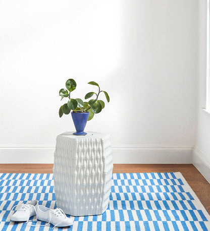 Allred Collaborative - Dash and Albert - Sailing Stripe French Blue Handwoven Indoor / Outdoor Rug - Sailing Stripe French Blue Handwoven Indoor / Outdoor Rug - DA1961-23