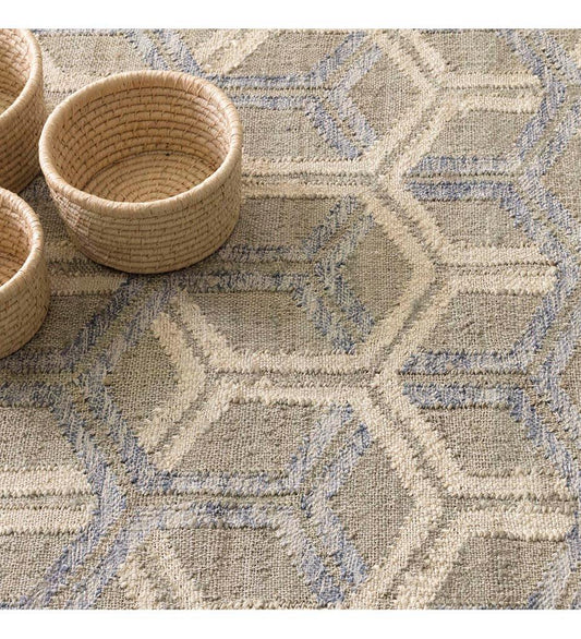 Allred Collaborative - Dash and Albert - Tala Blue Woven Jute Rug - Tala Blue Woven Jute Rug - DA896-23