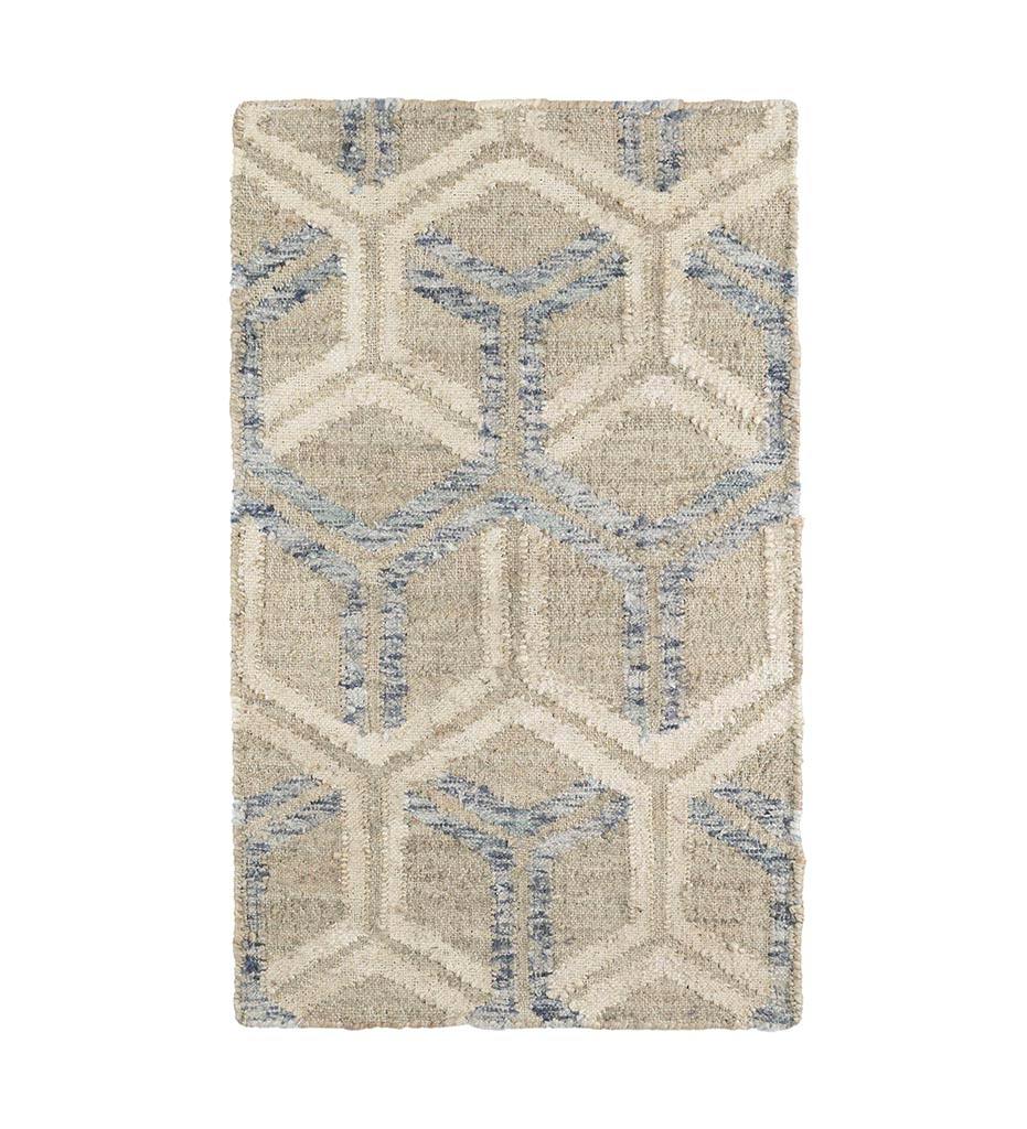 Allred Collaborative - Dash and Albert - Tala Blue Woven Jute Rug - Tala Blue Woven Jute Rug - DA896-23