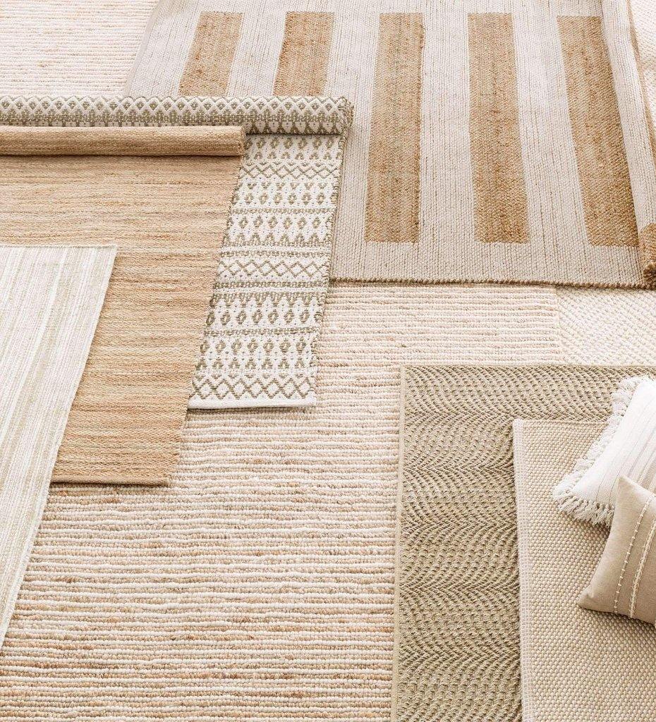 Allred Collaborative - Dash and Albert - Twiggy Natural Woven Wool/Jute Rug - Twiggy Natural Woven Wool/Jute Rug - DA779-23