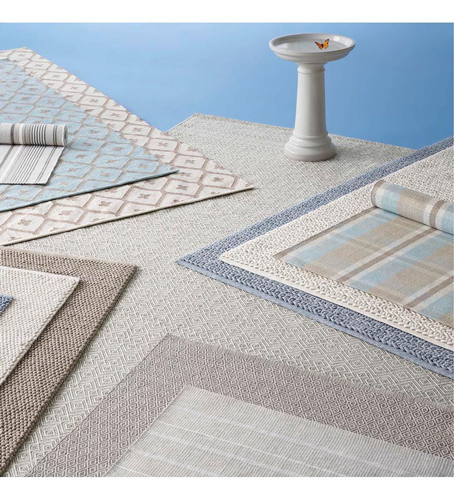 Allred Collaborative - Dash and Albert - Veranda Denim Indoor / Outdoor Rug - Veranda Denim Indoor / Outdoor Rug - DA1096-23