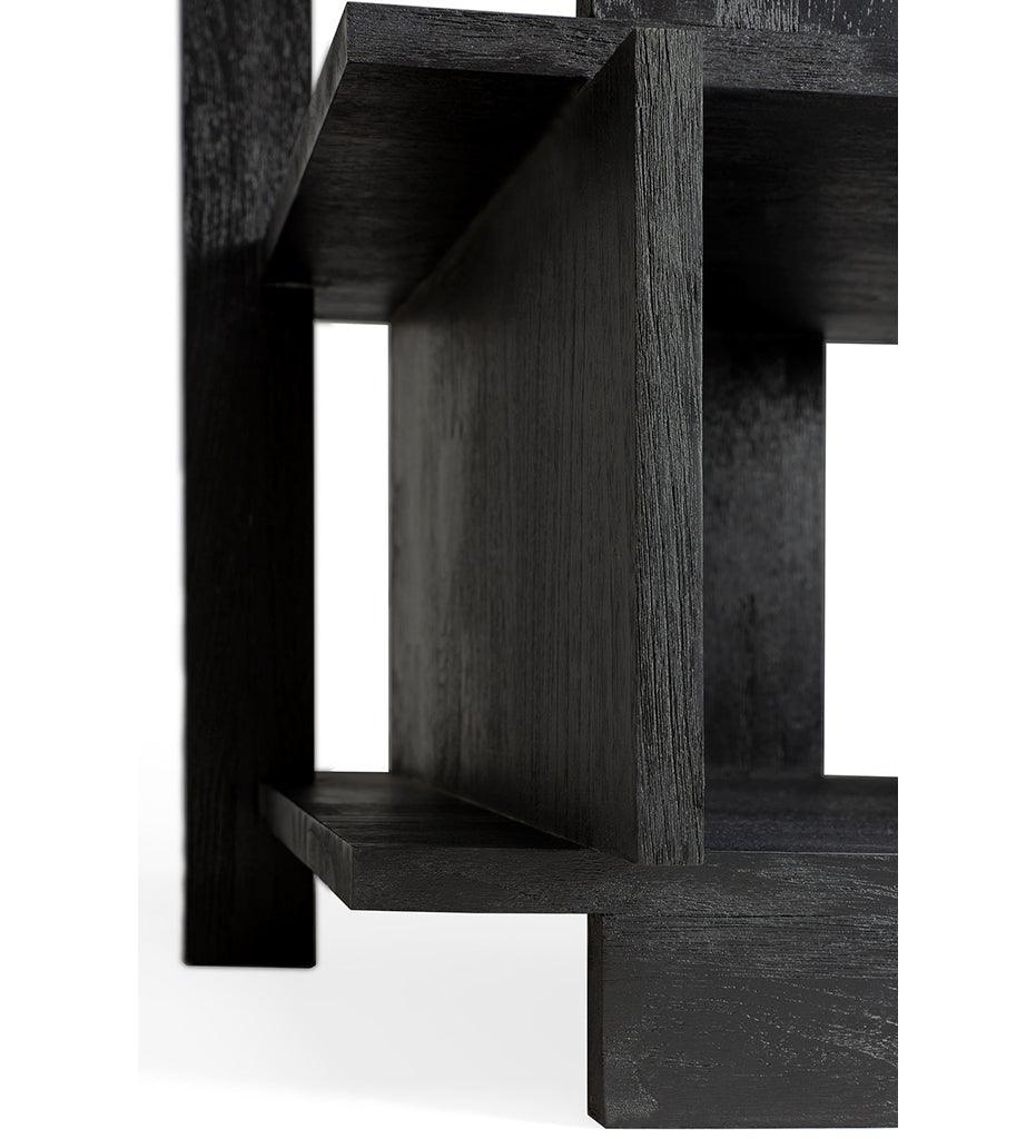 Allred Collaborative - Ethnicraft - Abstract Rack - Teak Black Varnished - Abstract Rack - Teak Black Varnished - 10115