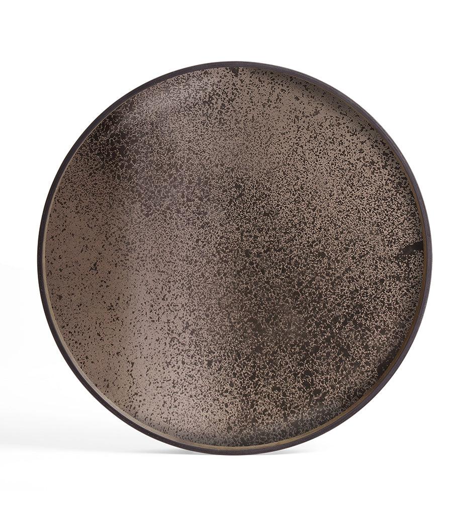 Allred Collaborative - Ethnicraft - Aged Tray - Bronze Mirror - Round - - Aged Tray - Bronze Mirror - Round - - 20331