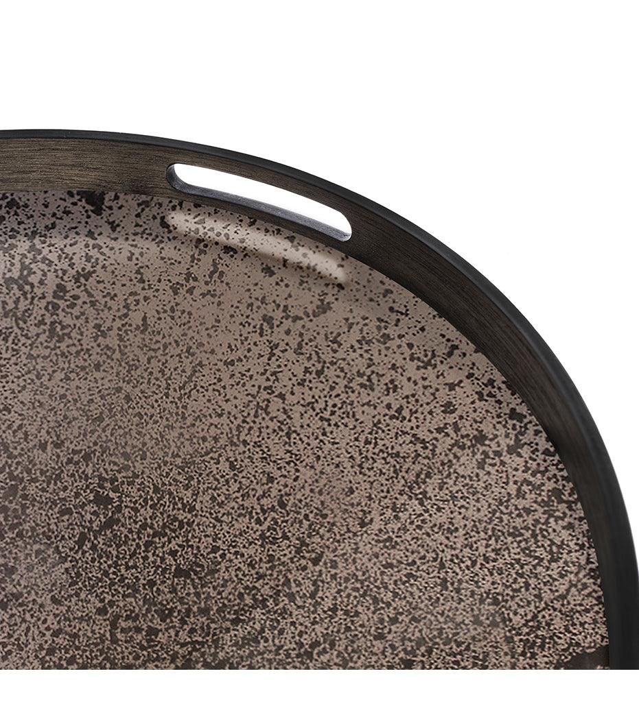 Allred Collaborative - Ethnicraft - Aged Tray - Bronze Mirror - Round - - Aged Tray - Bronze Mirror - Round - - 20403