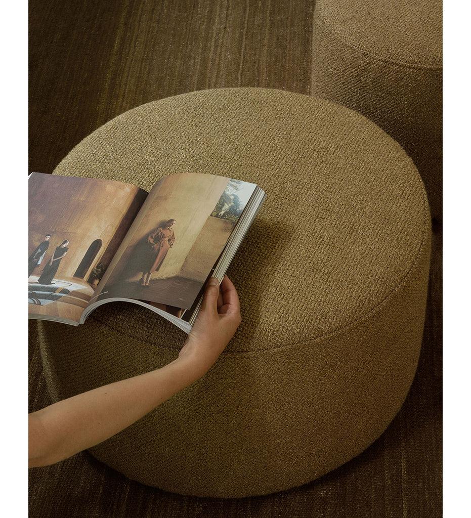 Allred Collaborative - Ethnicraft - Barrow Wide Pouf - - Barrow Wide Pouf - - 20155