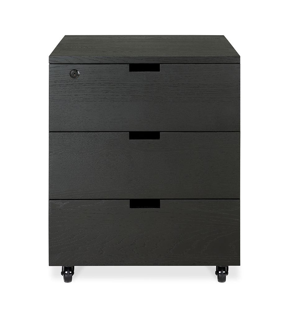 Allred Collaborative - Ethnicraft - Billy 3 Drawer Unit - Keylock - - Billy 3 Drawer Unit - Keylock - - 50624