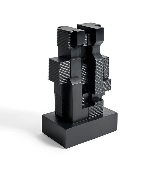 Allred Collaborative - Ethnicraft - Black Block Sculpture - Mahogany - Black Block Sculpture - Mahogany - 29701