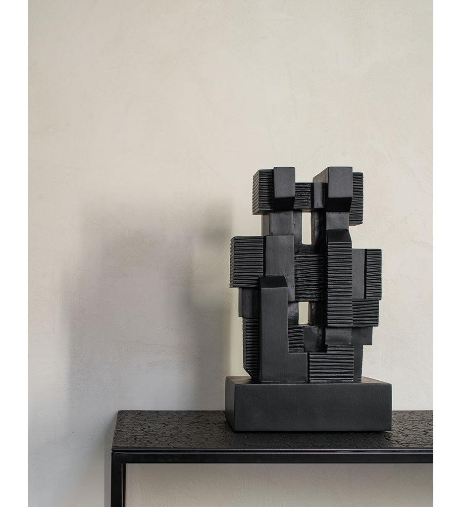 Allred Collaborative - Ethnicraft - Black Block Sculpture - Mahogany - Black Block Sculpture - Mahogany - 29701