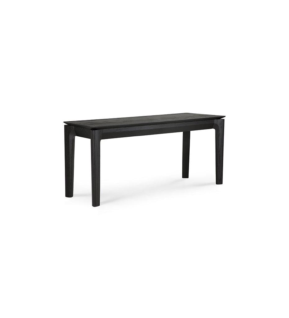 Allred Collaborative - Ethnicraft - Black Oak Bok Bench - Varnished - - Black Oak Bok Bench - Varnished - - 51535