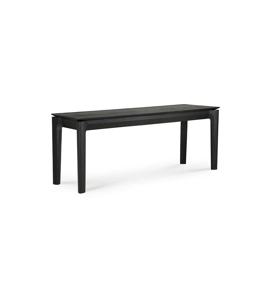 Allred Collaborative - Ethnicraft - Black Oak Bok Bench - Varnished - - Black Oak Bok Bench - Varnished - - 51536