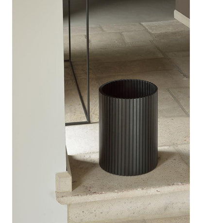 Allred Collaborative - Ethnicraft - Black Roller Max Waste Paper Basket - Black Roller Max Waste Paper Basket - 29771