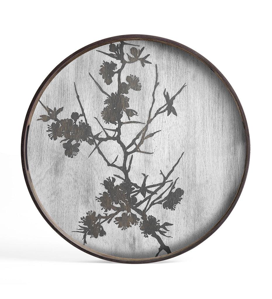 Allred Collaborative - Ethnicraft - Blossom Wooden Tray - Round - S - Blossom Wooden Tray - Round - S - 20335