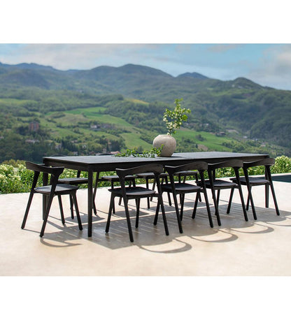 Allred Collaborative - Ethnicraft - Bok Outdoor Dining Table - Black Teak - - Bok Outdoor Dining Table - Black Teak - - 10279