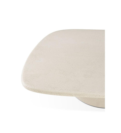 Allred Collaborative - Ethnicraft - Elements Coffee Table - Microcement - Off White - Pebble Shape - 56 in. - Elements Coffee Table - Microcement - Off White - Pebble Shape - 56 in. - 26412