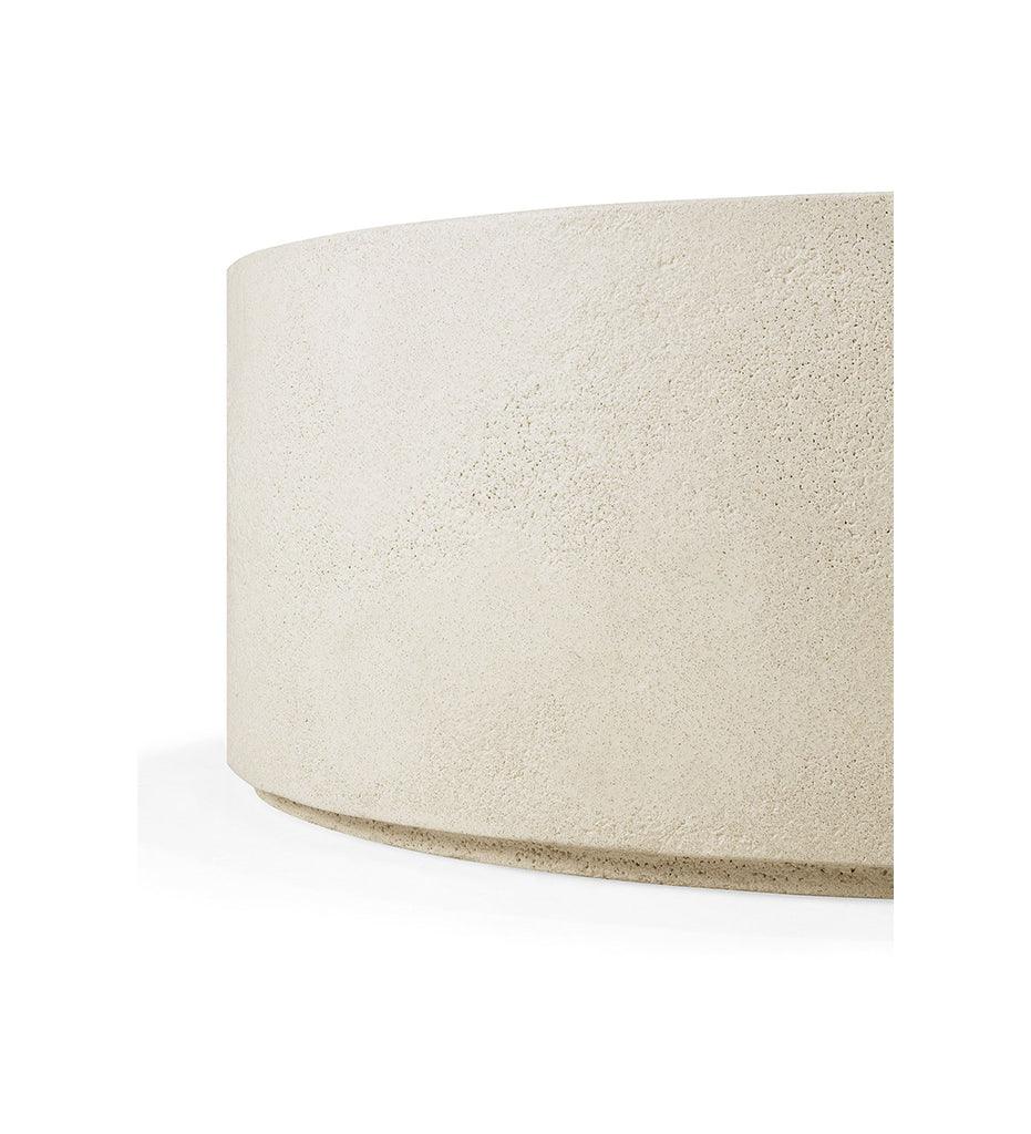 Allred Collaborative - Ethnicraft - Elements Coffee Table - Microcement - Off White - Round - - Elements Coffee Table - Microcement - Off White - Round - - 26414