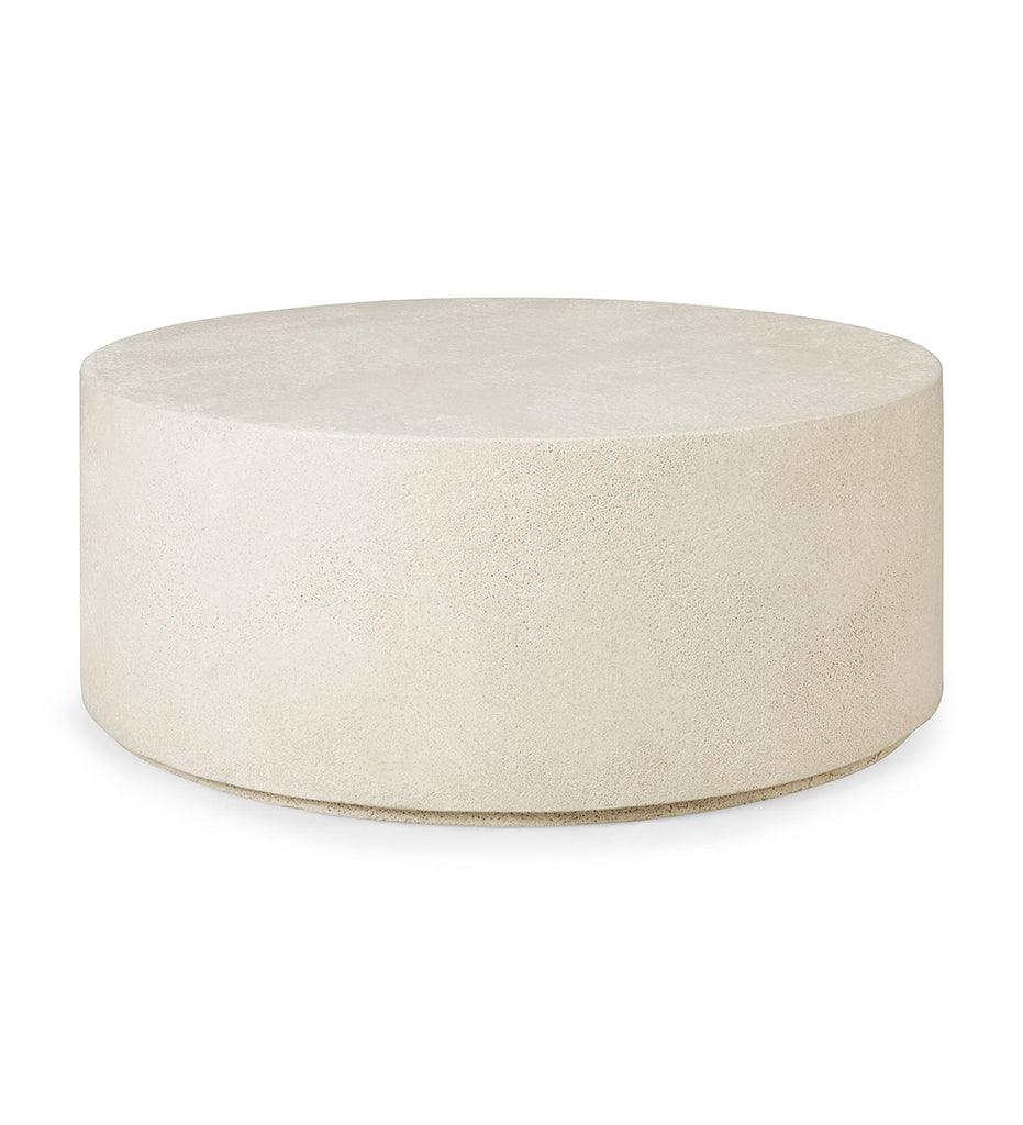 Allred Collaborative - Ethnicraft - Elements Coffee Table - Microcement - Off White - Round - - Elements Coffee Table - Microcement - Off White - Round - - 26415